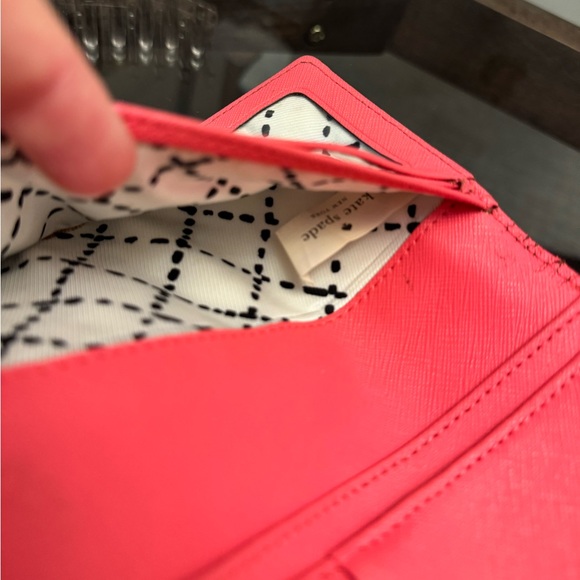 Kate Spade Wallet Barbie Pink Card Holder Coin Purse Fuchsia Snap closure - Picture 8 of 8